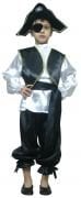 Kara Korsan Kostümü 9-11 Yaş arası