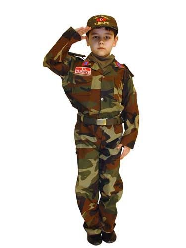 Komando Kostüm 9-11 Yaş arası