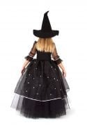 Siyah Uzun Cadı Kostümü