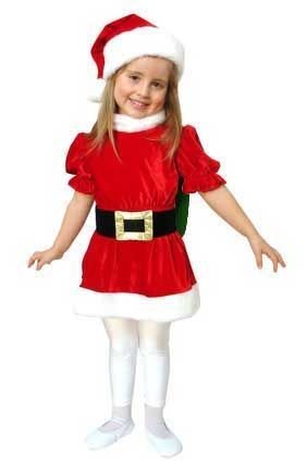 Noel Kız Kostümü 3-5 Yaş arası