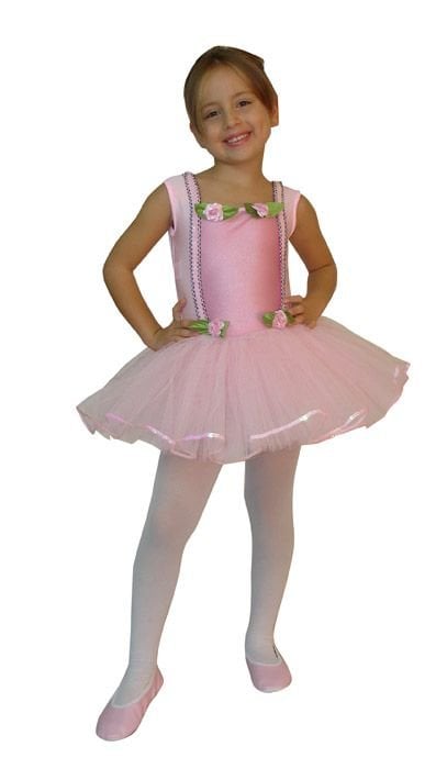 Pembe Çiçek Tütü 9-11 Yaş arası