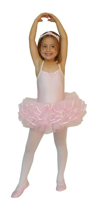 Pembe Kıvırcık Tütü 9-11 Yaş arası