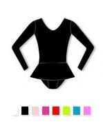 Uzun Kollu Etekli Mayo