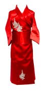 Japon-Çinli Kimono Kız Kostümü 3-5 Yaş arası