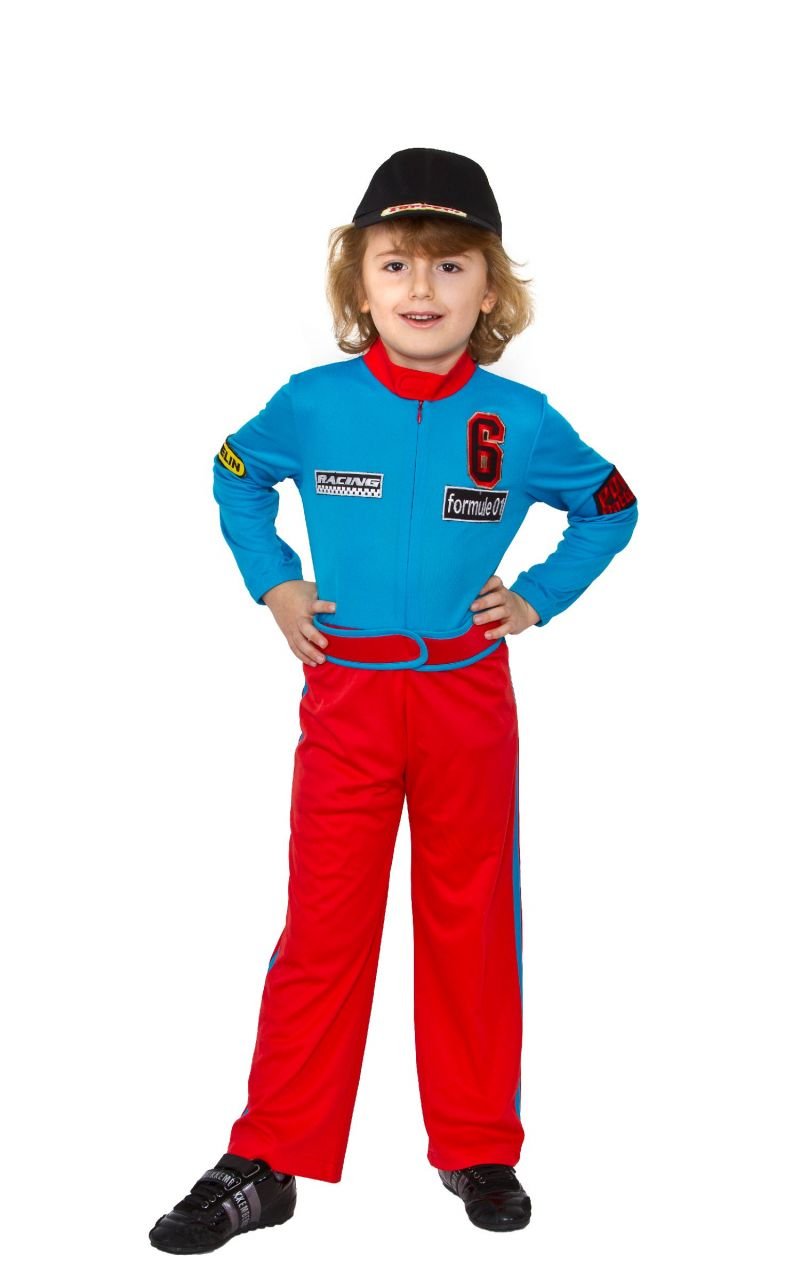 Formula Yarışçı Kıyafeti 9-11 Yaş arası