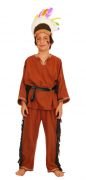 Kızılderili Erkek Kostümü 9-11 Yaş arası
